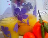 صورة لخطوة 1 من وصفة عصير الماندرين والبرتقال 🍊🍋