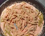 Une image de l'étape 2 de Haricots verts à la sauce tomate.