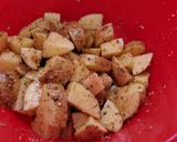 A picture of step 2 of Crispy Roasted Seasoned Potatoes.