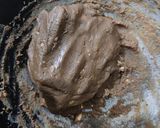 A picture of step 4 of Instant Chocolate Dryfruit Peda.