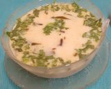 A picture of step 5 of Kathiyawadi Kadhi With Fenugreek Seeds Tempering --- Just Right For Monsoons.