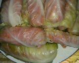 A picture of step 4 of Slow Cooker Cabbage Rolls.