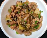 A picture of step 8 of STIR FRY BOK CHOY CHICKEN...