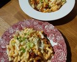 A picture of step 6 of Easy Mascarpone, bacon and chilli pasta.