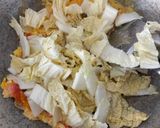 Foto langkah ke 3 dari resep Tumis Telur dan Sawi Putih.