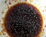 Hình bước làm 1 của món Bò nhúng sốt mật ong