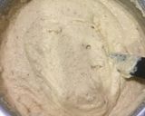A picture of step 3 of Dahi Bhallas.