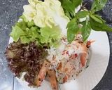 รูปขั้นตอนการทำที่ 1 ของ ยำข้าวปุ้ย กุ้งกริล clean food