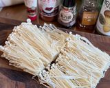 A picture of step 2 of Crispy Enoki Rolls.