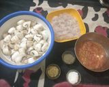 A picture of step 2 of Tawa Butter Masala Mushroom.