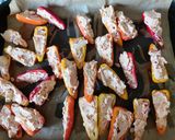 A picture of step 4 of My mini peppers party platter.