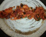 A picture of step 6 of Masala Paneer Dosa.