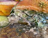 Une image de l'étape 8 de Terrine de concombres / saumon, aux petits suisses, et pignons.