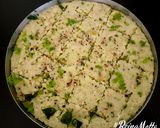 A picture of step 6 of Green Peas Dhokla.