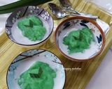 Foto langkah ke 4 dari resep Bubur Singkong Pandan.
