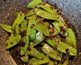 Zuckererbsen (Schoten) in Teriyakisauce Rezeptschritt 5 Foto