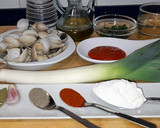 Foto del paso 1 de la receta: Almejas a la marinera (Sin sal)