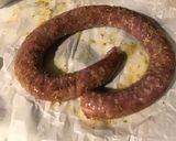 Une image de l'étape 4 de Maxi saucisse artisanale marinée ail,citron et romarin grillée au four.