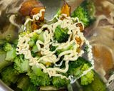 南瓜花椰菜沙拉的食譜步驟2照片