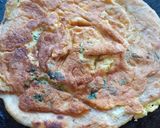 A picture of step 10 of Anda paratha.