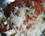 A picture of step 1 of # Monsoon season # Besan gobhi cheela.