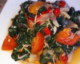 Foto langkah ke 6 dari resep Tumis Daun Ubi Rambat.