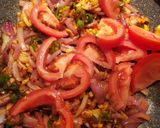 A picture of step 2 of Old School Fried Rice.