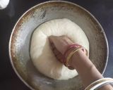 A picture of step 5 of Chicken Buns ❤️.