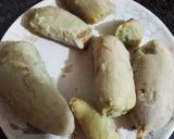 A picture of step 2 of Chutney wale sweet potato.