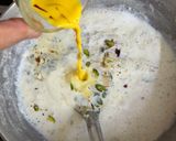 A picture of step 3 of Makhana Mango 🥭 Rasmalai (Kulhad wala Shahi Andaaz Vrat friendly & gluten-free).