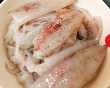 Hình bước làm 1 của món Mực Xào Thập Cẩm