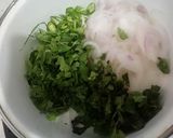 A picture of step 1 of PIAZ PAKORE with GREEN CHATNI #CookpadRamadan.