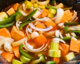 A picture of step 2 of Crockpot 5 -Spice Veggie Soup.