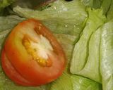Foto langkah ke 3 dari resep Rogan isi telur with salad #dapurudut.