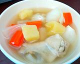 รูปขั้นตอนการทำที่ 7 ของ ซุปมันฝรั่งน่องไก่ #เมนูลูกน้อย