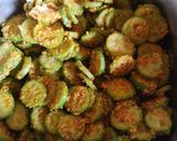 A picture of step 2 of Achari Ivy gourd crisp.