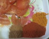 A picture of step 3 of Dal gosht.