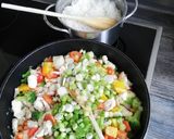 Pas rețetă Curcan (pui) colorat cu sos de curry 2 fotografie