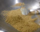 A picture of step 5 of Badami halwa.