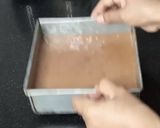 A picture of step 5 of New Year chocolate Cake 2023.