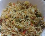 A picture of step 5 of Tricolor Veg Biryani.