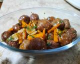 Foto langkah ke 3 dari resep Bola-bola daging asam manis.