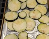 A picture of step 1 of Eggplant and quinoa.