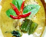 รูปขั้นตอนการทำที่ 5 ของ แกงเขียวหวานไก่มะเขือยาว
