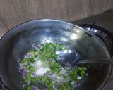 A picture of step 4 of Special Paneer Dosa with chutney.