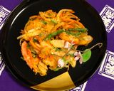 A picture of step 5 of Crab Sticks and Vegetable Tempura.