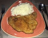 Foto del paso 7 de la receta Bistec apanado clásico (milanesa) con coliflor granulada
