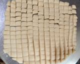 A picture of step 2 of Vanilla Vanilla flavoured gurpare.