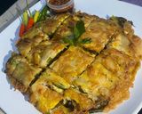 Foto langkah ke 12 dari resep Dongnae Pajeon (동래파전) ala Yeon Ji Young (Bon Appetit Your Majesty).