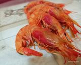 Foto del paso 4 de la receta Gambas de Palamós con vinagreta de verduras templada